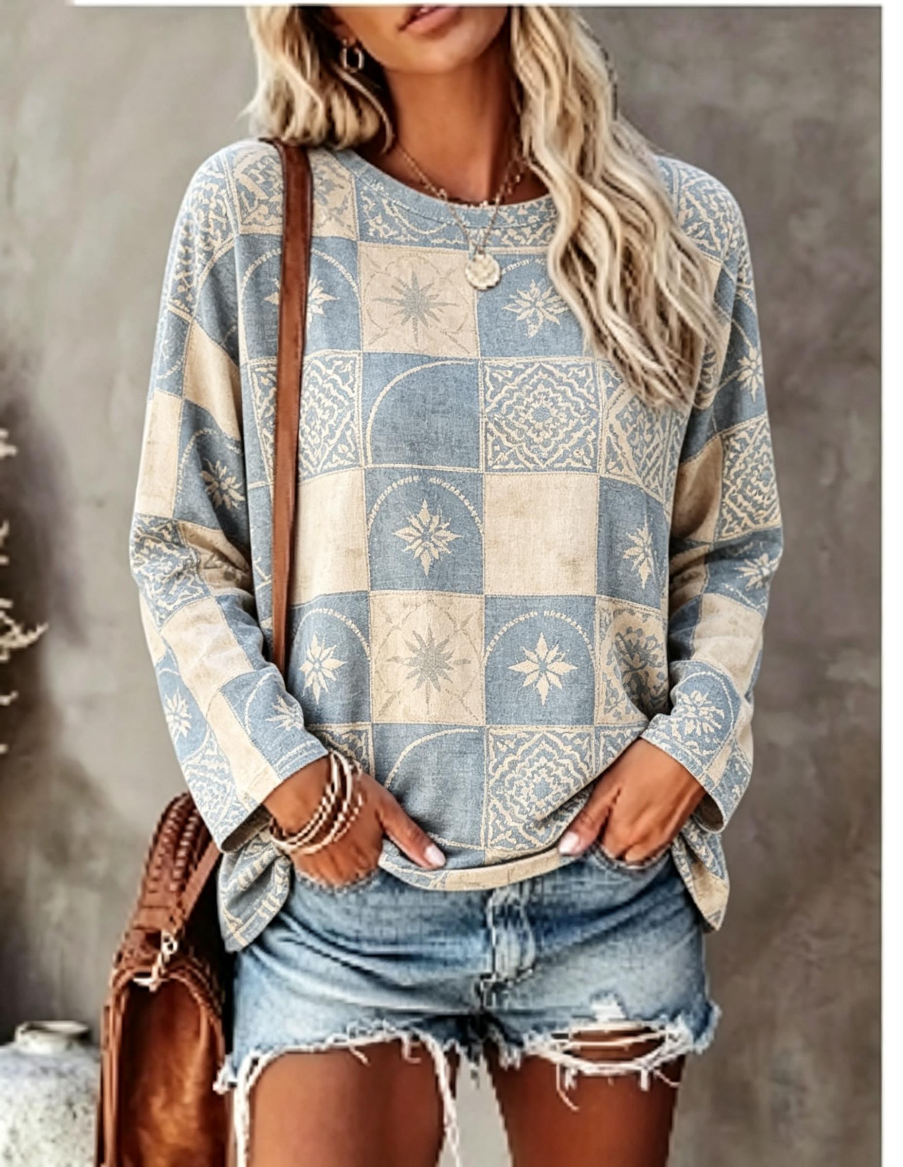 Women Long Sleeve T Shirt Gree - Winter Clothing For Women review and price