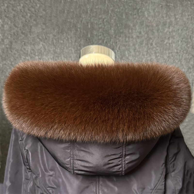 Real Fox Fur Collar Women Univ - Winter Clothing Pk review and price