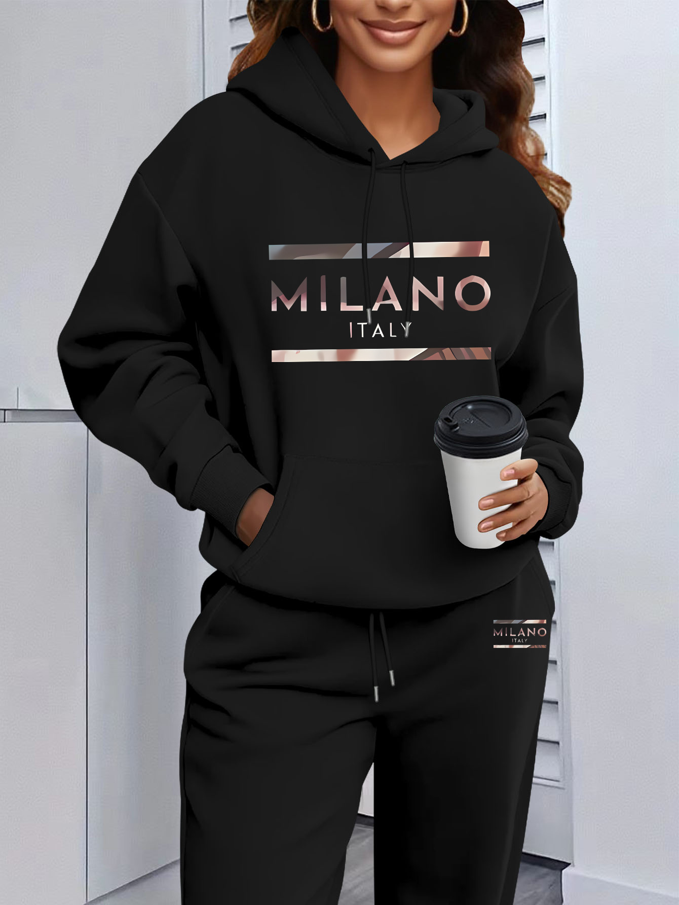 2026 Womens Print Hooded Sweat - Winter Clothing For Women review and price