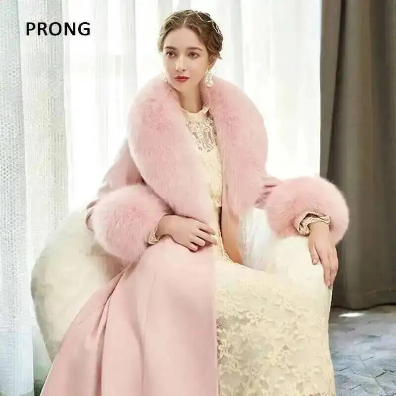 100% Real Fox Fur Collar Winte - Winter Clothing Pk review and price