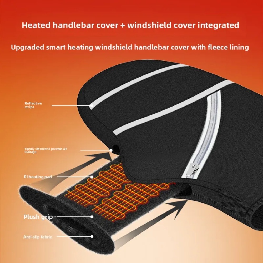 Motorcycle Handlebar Covers Wi - Heated Gloves Electric review and price